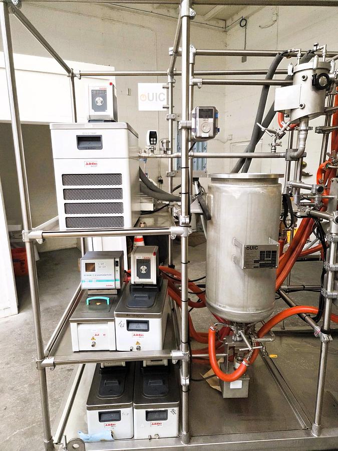 Used Precision CDU 10k Turnkey Wiped Film Distillation