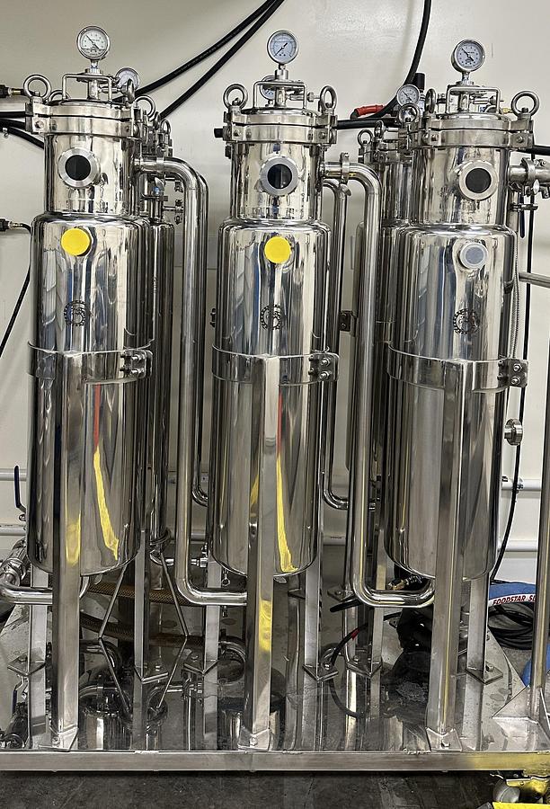 Bizzy Bee 6 Jacketed Stainless Steel Ethanol Column Rack