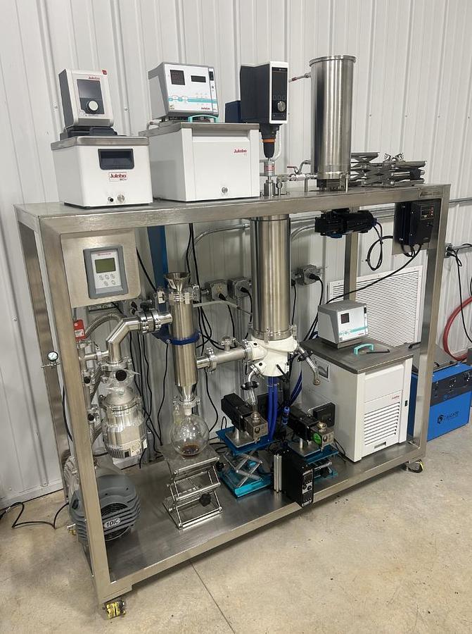Used Delta Separations RFD-27 Rolled Film Distillation Skid - Turnkey, Near New