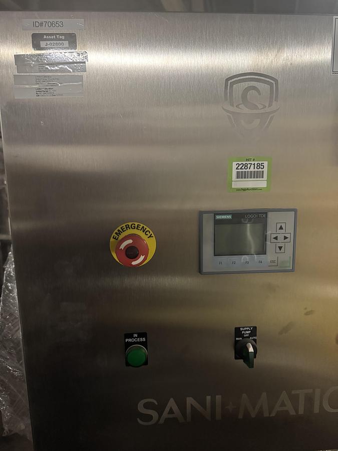 SaniMatic Clean-Out-of-Place COP Parts Washer