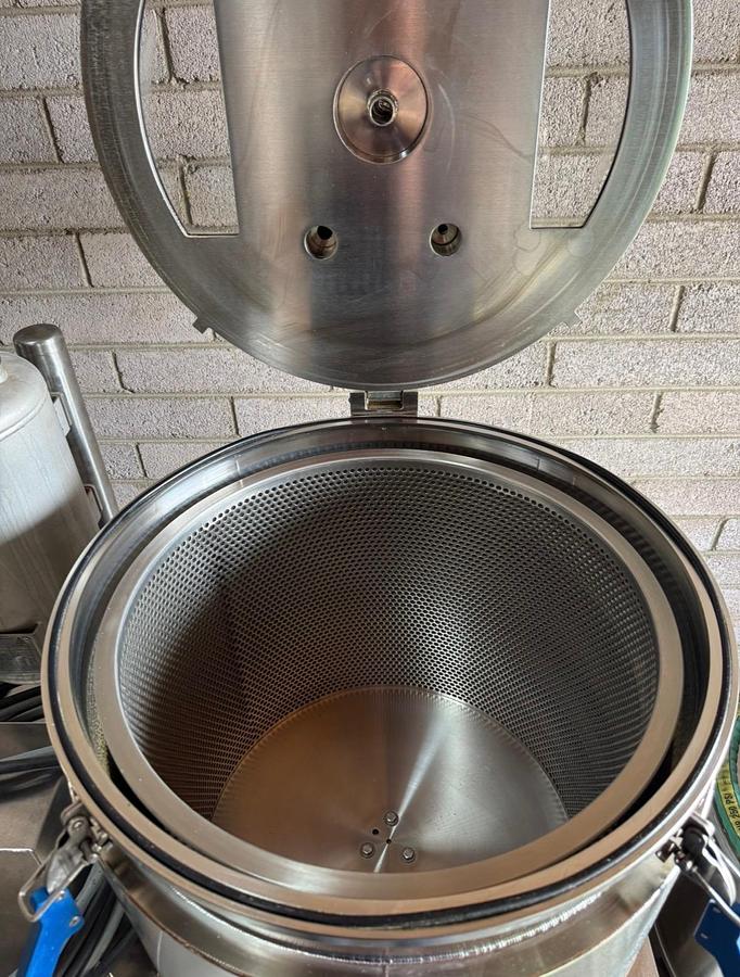 Used Delta Separtations CUP 30 Ethanol Centrifuge + 4 Kegs and All Ancillary