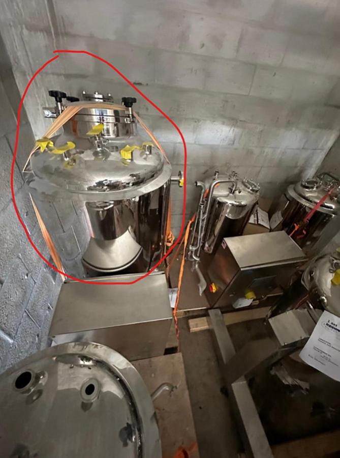 Used 600 L Crystallization Reactor with Heating Vessels