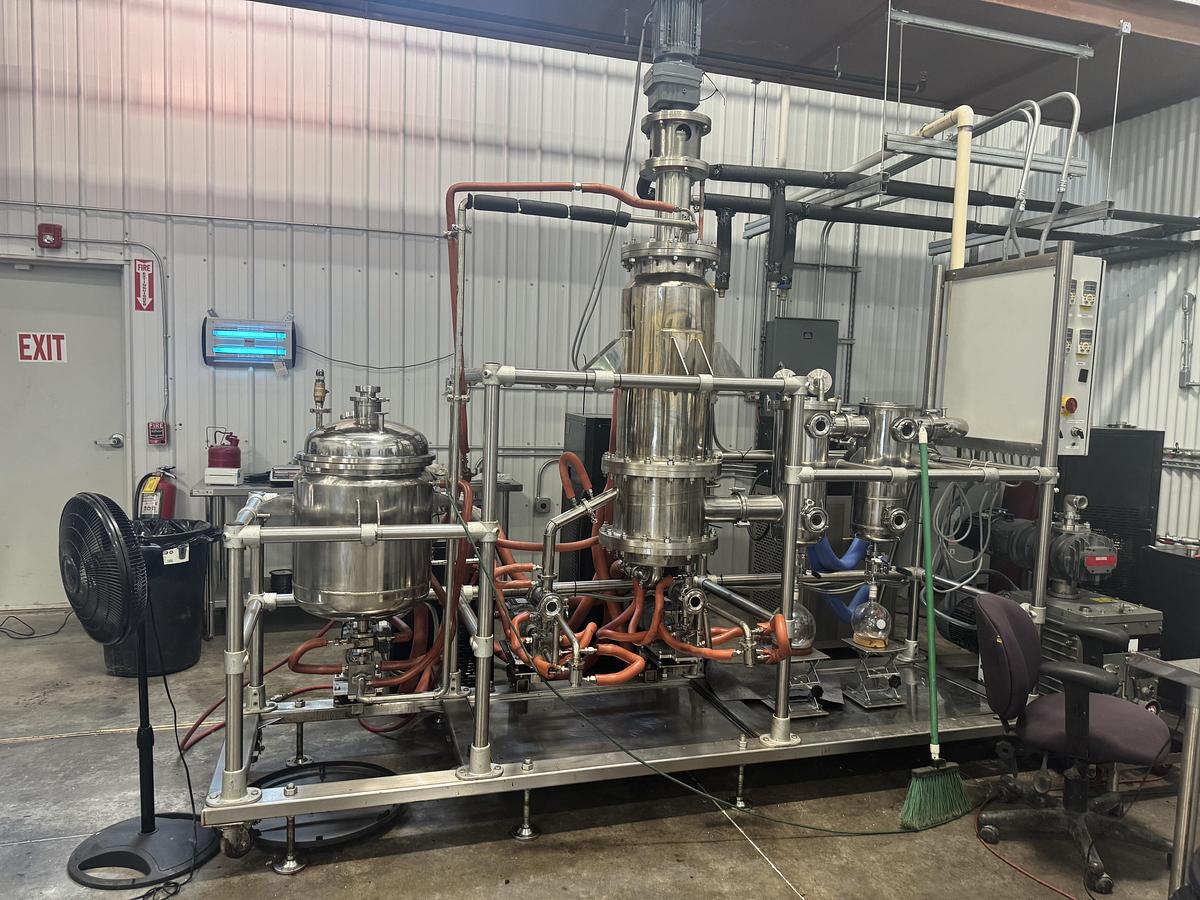 Used 12" Wiped Film Distillation Turnkey System