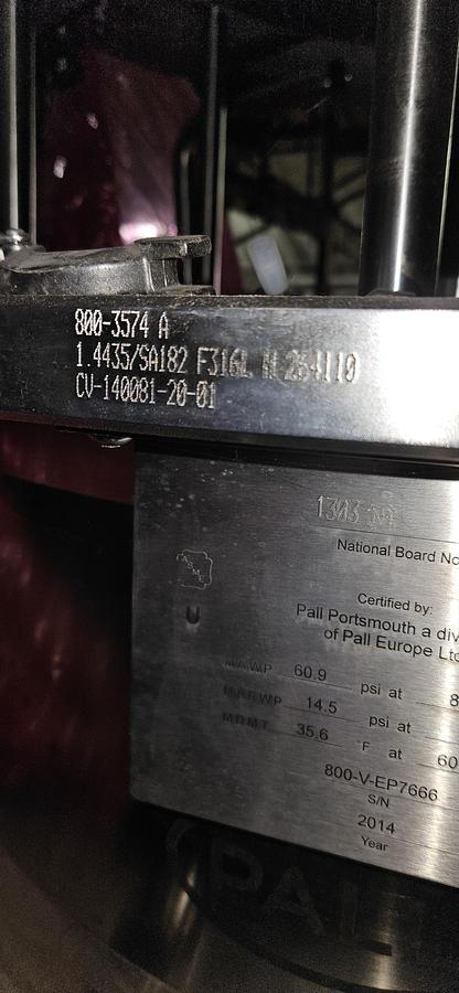 Used PALL Chromatography Column