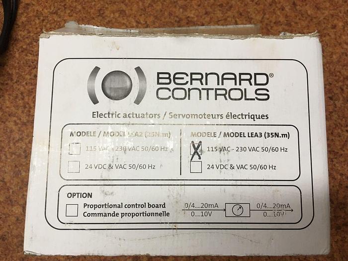 1 x New Deufra actuators LEA 3 , 35Nm , Bernard Controls