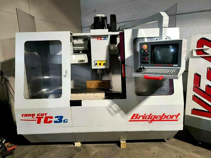 Used Bridgeport TC3G VMC Vertical Machining Center CNC Milling Machine Mill Pristine!