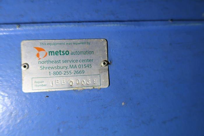 Used METSO B1CU32/105L 10" S/S PNEUMATIC ACTUATED VALVE