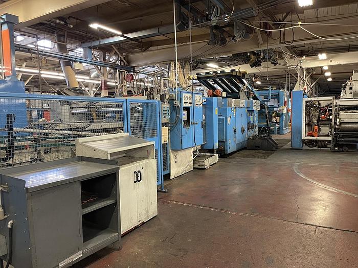 Used MARTIN 924 4 COLOR FLEXO FOLDER GLUER