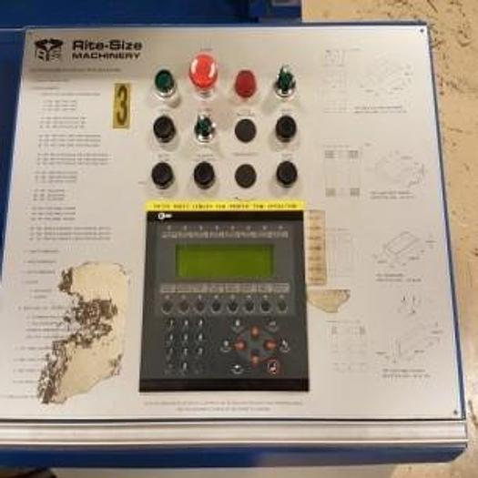 Used CORRUGATED SLITTER CREASER RITE SIZE MDL BMC36