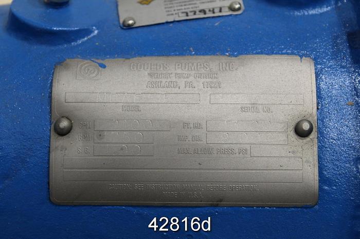 Refurbished Goulds MPAF 8x8 Axial Flow Pump Power End #42816