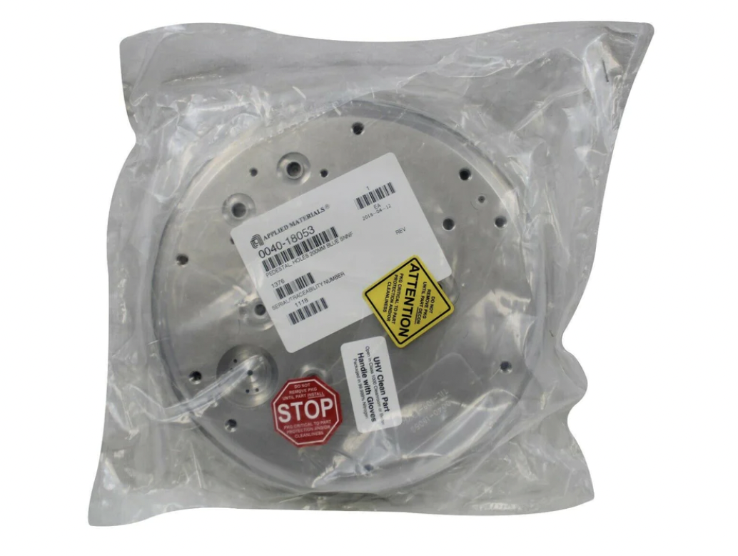 Used AMAT PEDESTAL HOLES 200MM BLUE