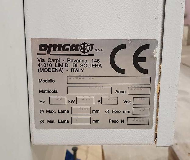 Used OMGA Undertabel cross cutting saw T 421ST