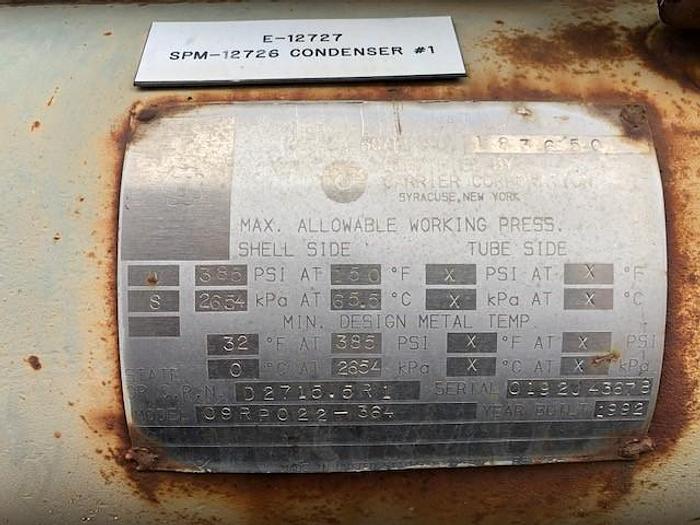 Used Refrig, Chiller, 40 Ton, Carrier, Mdl 30HK040-640, R22, #C650210