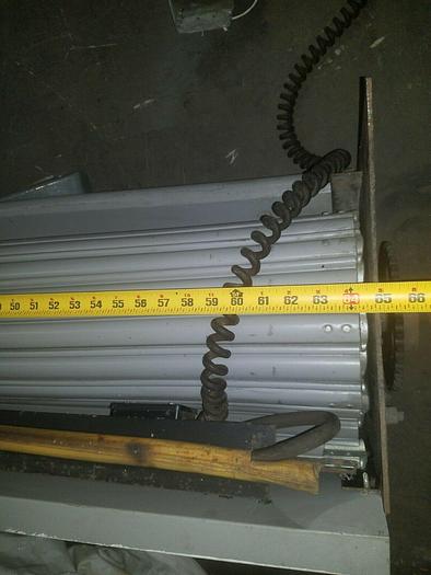 Used 5' x 8' Motorized Overhead Door Roll Up Door with motor and control