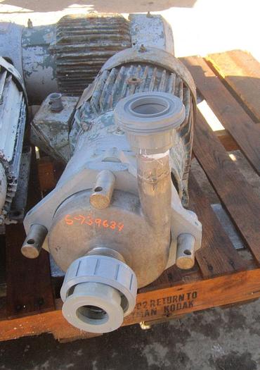 Used Pump, Centrif., 10 HP, S/st, Crepaco (2) #S739634