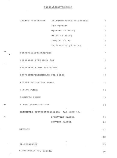 Used Alfa Laval MMPX304 module, complete separation system.