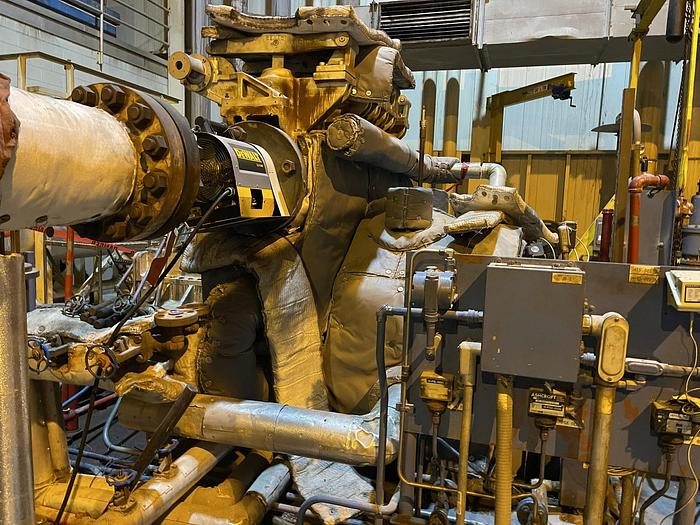 Used 10 MW TURBINE GENERATOR EM ELECTRIC MACHINERY BRUSHLESS SYNCHRONOUS GENERATOR REBUILT 2018