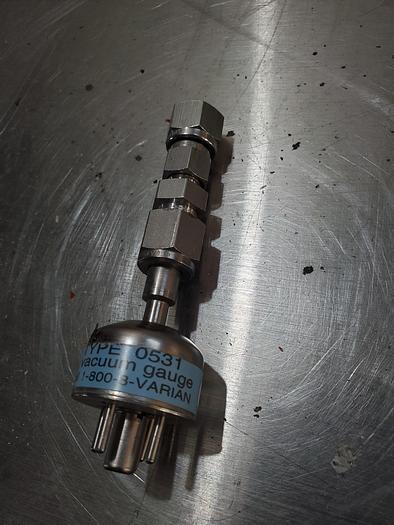 Varian Thermocouple Vacuum Gauge Type 0531 TC Vacuum Gauge