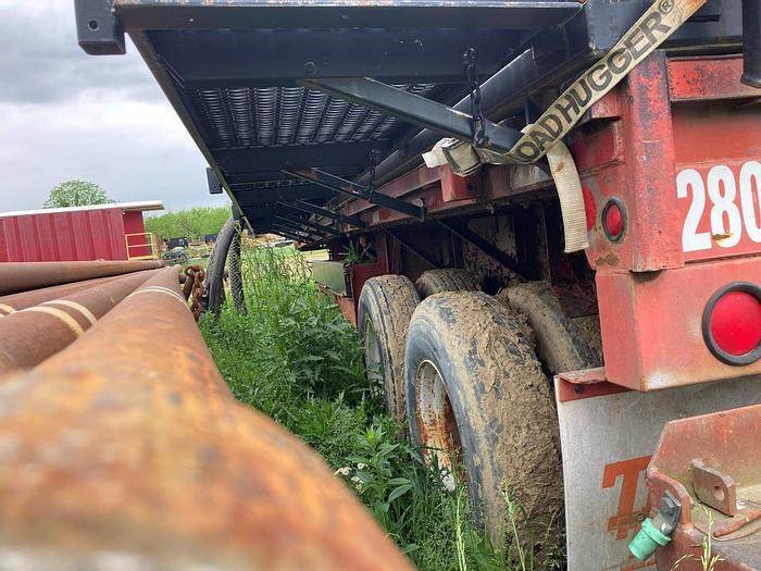 Used 2000 Fontaine HFTW-5-10045FK Flatbed Trailer