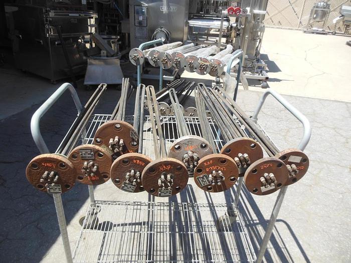Used Heater, Immersion, Chromalox, Mdl ES30208043, S/st (8) #S739746