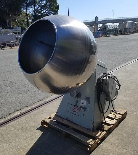 Used Coating Pan, 42", S/st, StokesCoating Pan, 42", S/st, Stokes #C742544