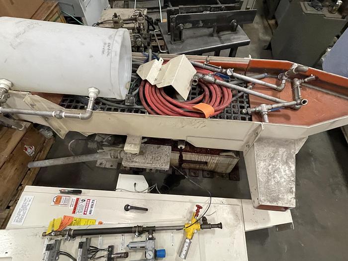 Used ALMCO MODEL V14-156TF COMBINATION VIBRATORY TUNNEL FINISH & INLINE CONVEYOR WASHER