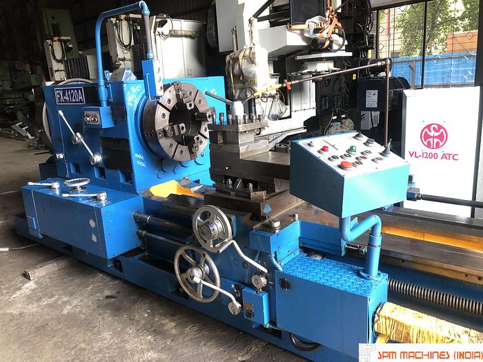Used Fujii Seiki FX 4120A Big Bore Lathe