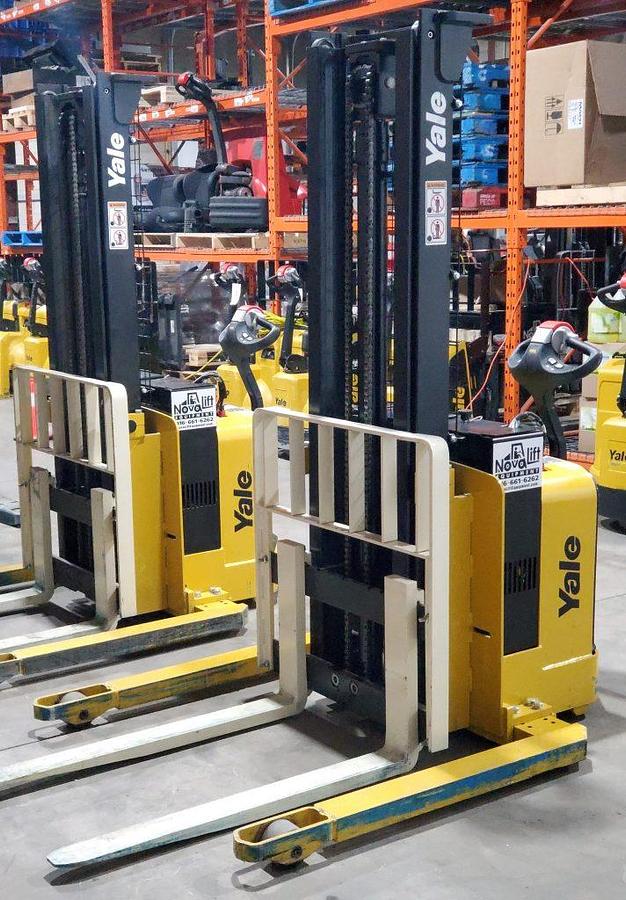 Used 2018 Yale MSW025 Straddle Stacker
