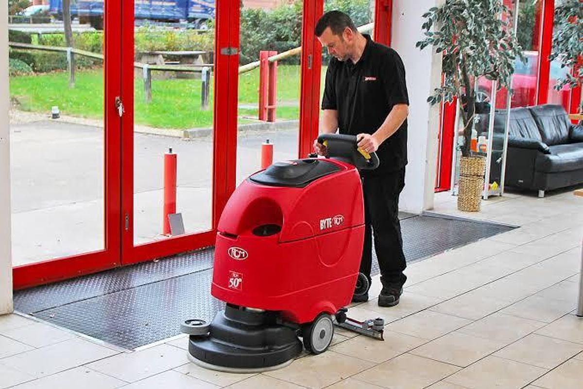 BYTE II Walk Behind Floor Scrubber
