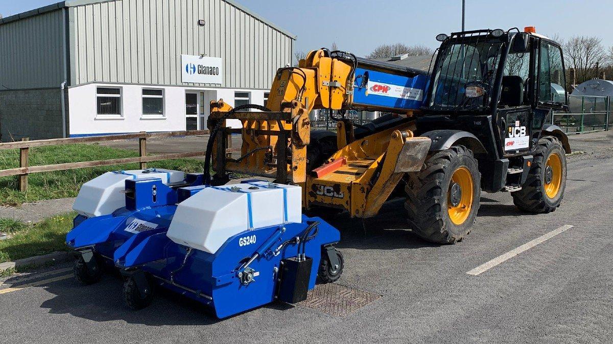 Glanaco GS240 Heavy-Duty Sweeper Attachment