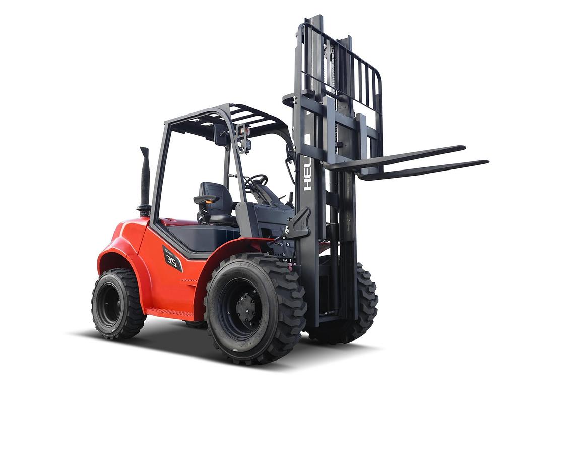 New HELI 4x4 Rough Terrain Forklifts 4000 lb – 15,500 lb