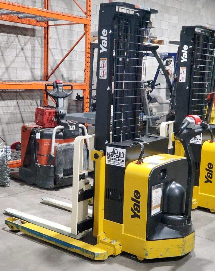 Used 2018 Yale MSW025 Straddle Stacker
