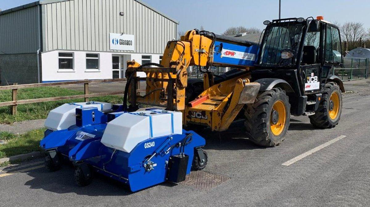 New Glanaco Outdoor Forklift Sweeper
