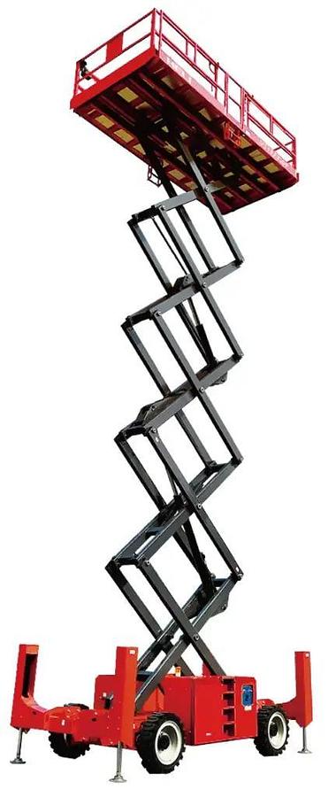 Heli Rough Terrain Scissor Lift MS1623-AY
