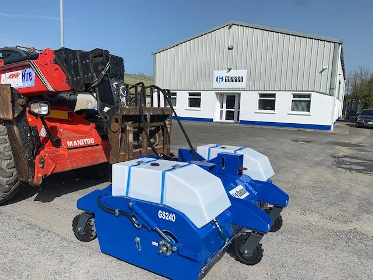 Glanaco GS240 Heavy-Duty Sweeper Attachment