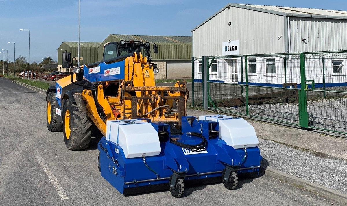 Glanaco GS240 Heavy-Duty Sweeper Attachment