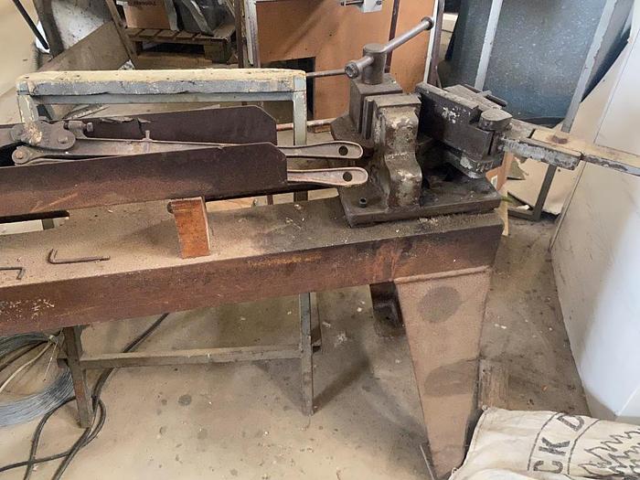 Used Manual Shear and Bending Station
