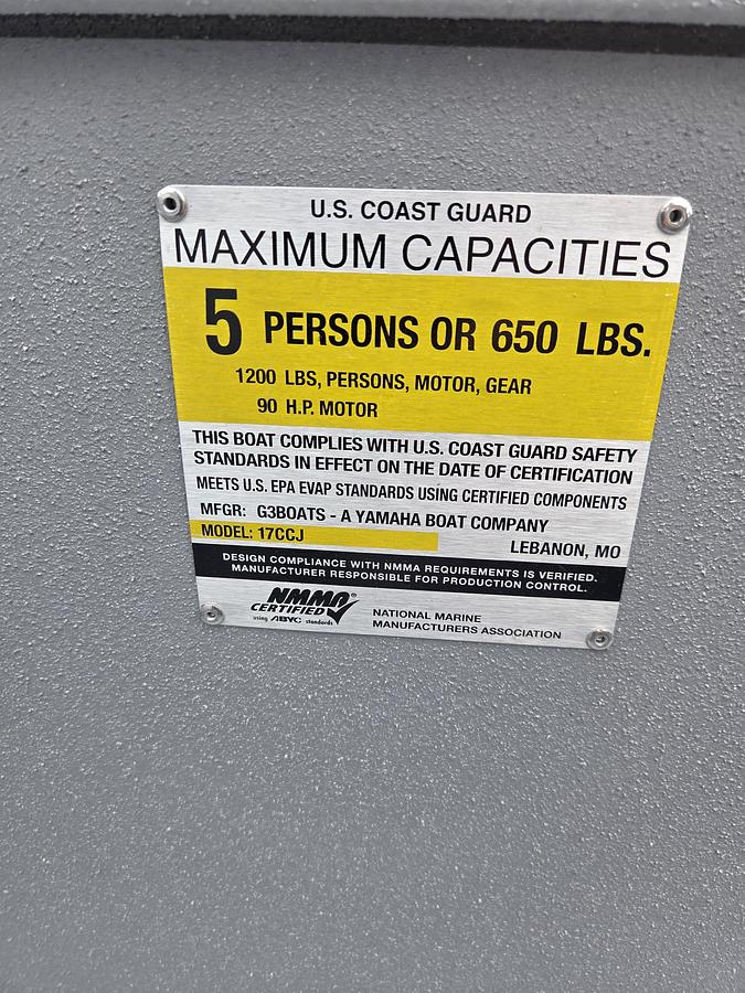 2026 G3 17CCJ DLX Sea Dek