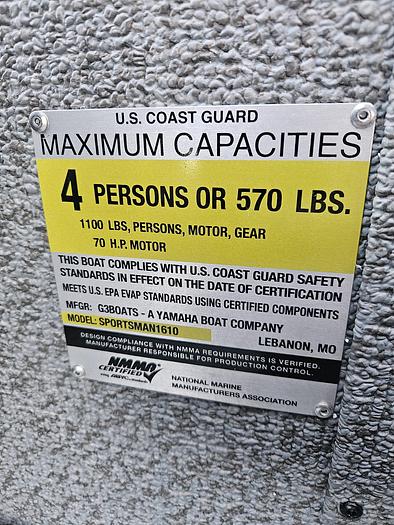 2025 G3 Sportsman 1610