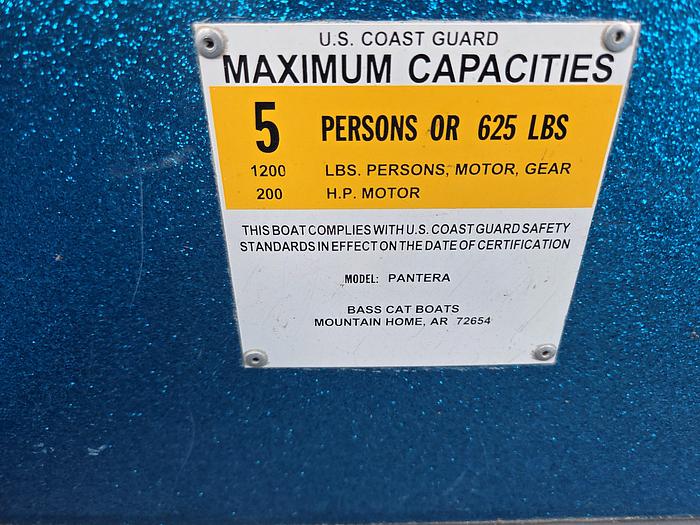 Used 2006 Bass Cat Pantera