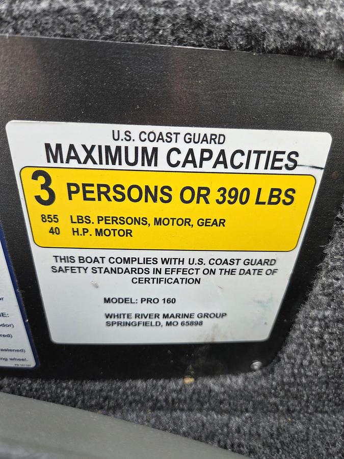 Used 2020 Bass Tracker Pro 160