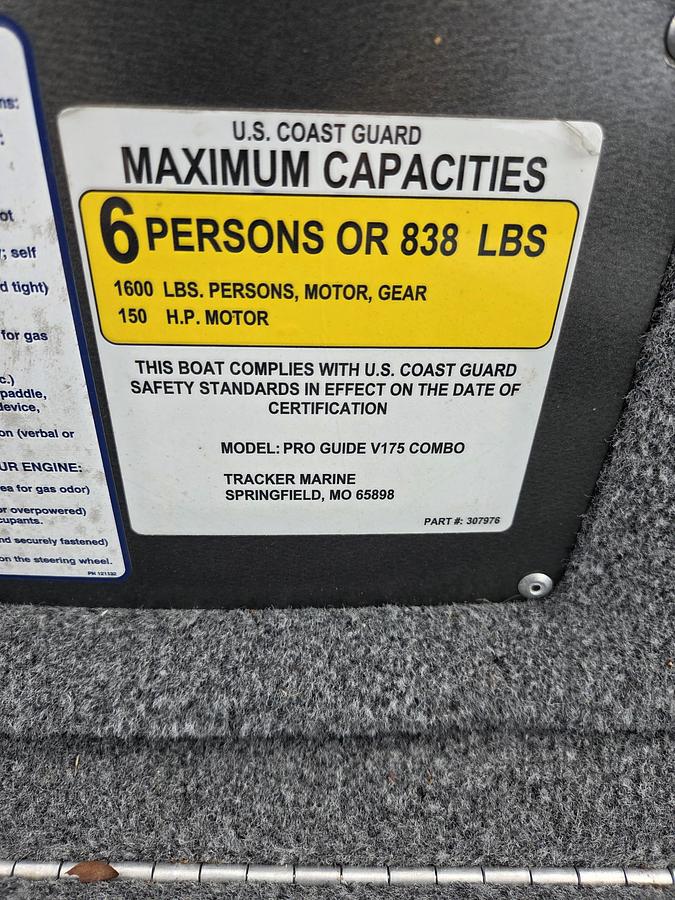 Used 2019 Bass Tracker Pro Guide V175