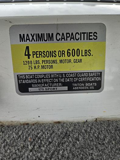 Used 2002 Triton 175 Sport