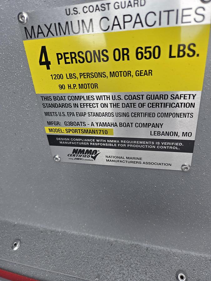 2026 G3 Sportsman 1710 Special Edition