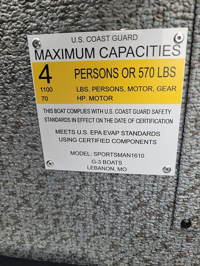 2023 G3 Sportsman 1610