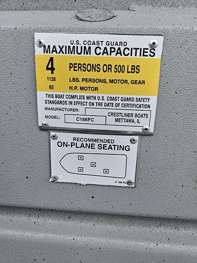 Used 2024 Crestliner C166FC