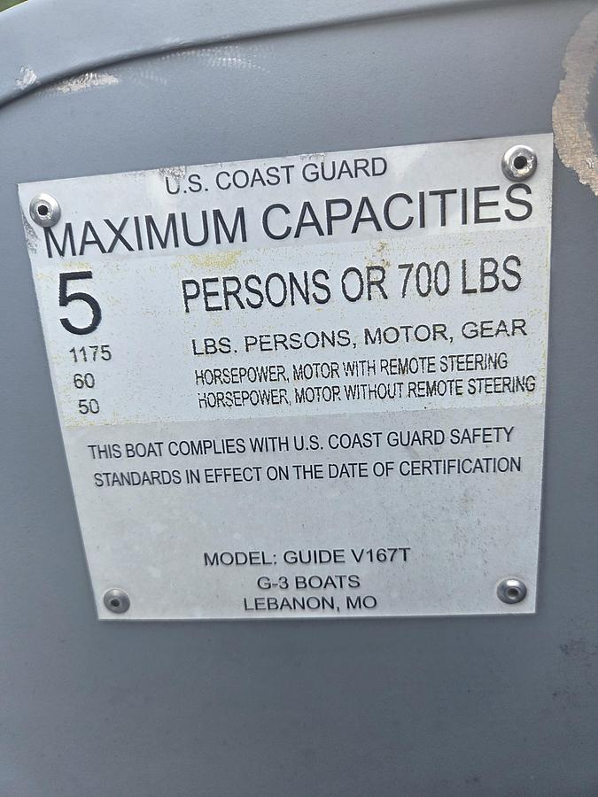 Used 2022 G3 Guide V167SC
