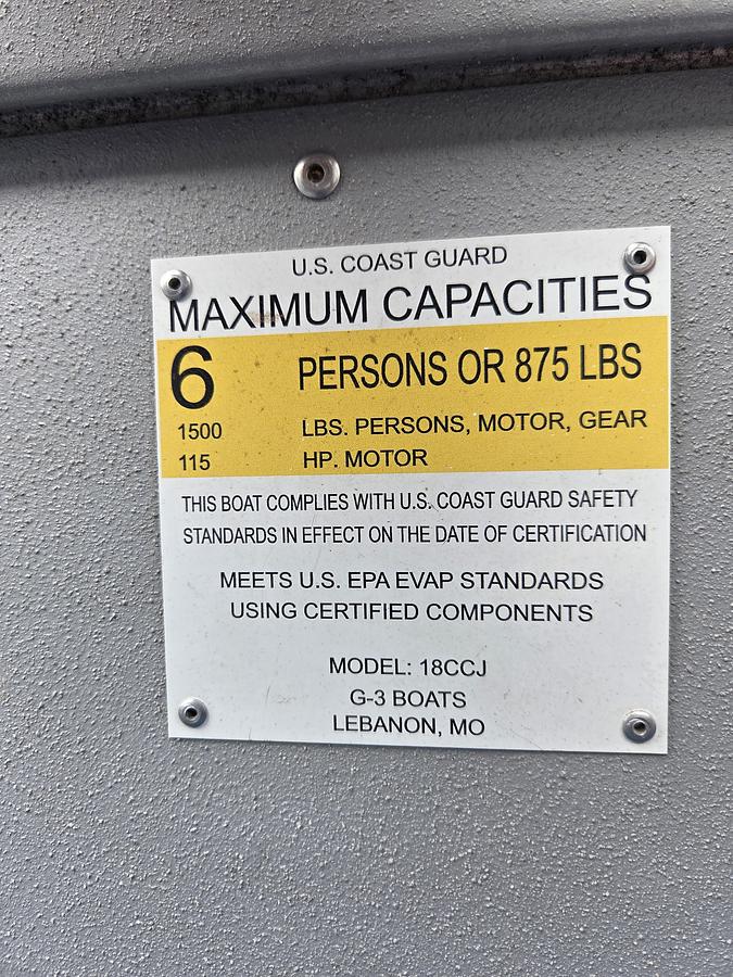 Used 2023 G3 18CCJ DLX, Sea Dek