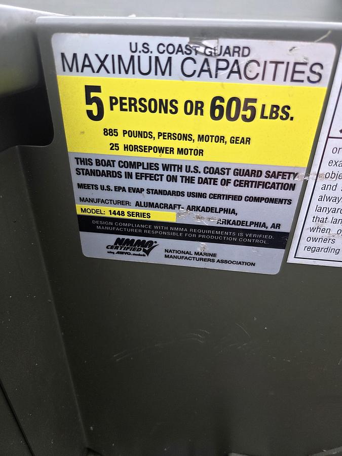 Used 2013 Alumacraft 1448