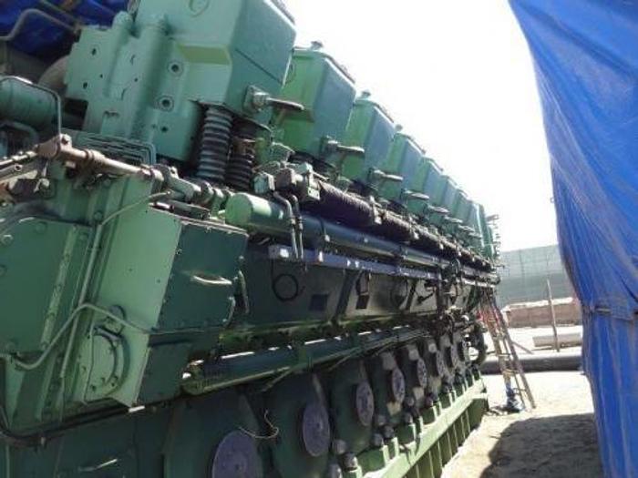 Used 72 MW 1996 Used Alsthom 16ZA40S Diesel Generator